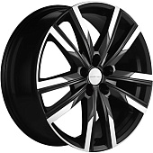 Khomen KHW 1905 7.5x19 5*112 ET43 DIA57.1 Black-FP Литой