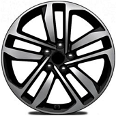 Khomen KHW 1612 6.5x16 5*100 ET39 DIA57.1 Black-FP Литой