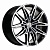 Khomen KHW 1904 8.5x19 5*112 ET30 DIA66.6 Black-FP Литой