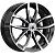 K&K Фрост 6.5x15 5*112 ET43 DIA57.1 Алмаз черный Литой