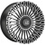 LS FlowForming RC99 8.5x20 6*139.7 ET25 DIA106.1 BKF Литой
