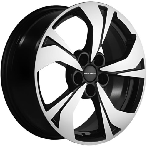 Khomen KHW 1724 7x17 5*114.3 ET45 DIA60.1 Black-FP Литой