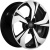 Khomen KHW 1724 7x17 5*114.3 ET45 DIA60.1 Black-FP Литой Khomen KHW 1724 7x17 5*114.3 ET45 DIA60.1 Black-FP Литой