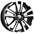 K&K КС874 6.5x17 4*100 ET43 DIA60.1 Алмаз черный Литой