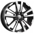 K&K КС874 6.5x17 4*100 ET41 DIA60.1 Алмаз черный Литой