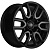 Khomen KHW 1723 8x17 6*139.7 ET36 DIA100.1 Black Литой