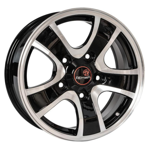 Remain R170 6x16 5*112 ET48 DIA57.1 Алмаз черный Литой