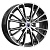 K&K Меандр 6x16 4*100 ET41 DIA60.1 Алмаз черный SK Литой