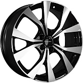 Khomen KHW 1906 7x19 5*114.3 ET35 DIA60.1 Black-FP Литой