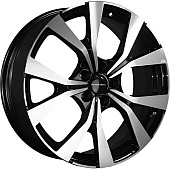 Khomen KHW 1906 7x19 5*108 ET33 DIA60.1 Black-FP Литой