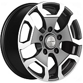 Khomen KHW 1725 6.5x17 5*139.7 ET35 DIA98.5 Black Литой