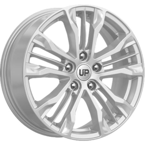 Wheels UP UP106 7x17 5*114.3 ET48 DIA67.1 Silver Classic Литой