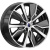 K&K Гамбит 6.5x16 5*105 ET38 DIA56.6 Алмаз черный Литой