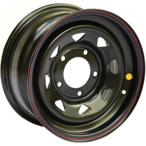 Off Road Wheels Niva 7x15 5*139.7 ET30 DIA98.5 Black Штампованный