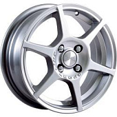 Скад Ягуар 5.5x14 4*98 ET38 DIA58.6 Алмаз белый Литой