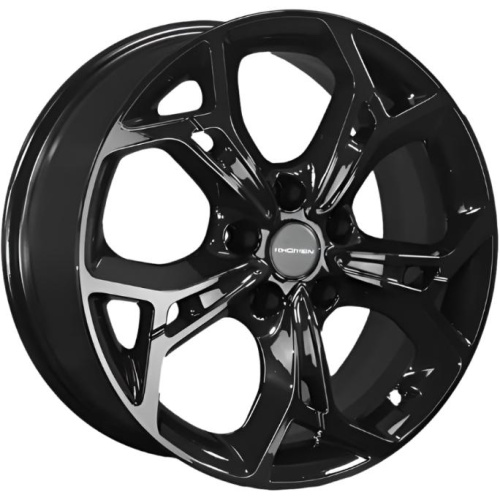 Khomen KHW 1702 7x17 5*110 ET45 DIA67.1 Black Литой