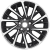 Khomen KHW 1804 7.5x18 5*108 ET45 DIA60.1 Black-FP Литой Khomen KHW 1804 7.5x18 5*108 ET45 DIA60.1 Black-FP Литой