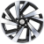 Khomen KHW 1801 7.5x18 5*114.3 ET38 DIA67.1 Black-FP Литой Khomen KHW 1801 7.5x18 5*114.3 ET38 DIA67.1 Black-FP Литой