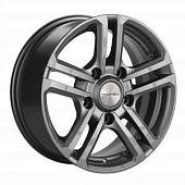 Khomen KHW 1602 6.5x16 5*139.7 ET40 DIA98.5 Black Литой