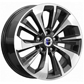 K&K Авиор 7x17 5*110 ET35 DIA67.1 Алмаз черный Литой