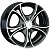LS 393 7.5x17 5*112 ET45 DIA57.1 BKF Литой