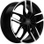 Khomen KHW 1708 6.5x17 5*108 ET33 DIA67.1 Black-FP Литой Khomen KHW 1708 6.5x17 5*108 ET33 DIA67.1 Black-FP Литой