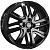 Khomen KHW 1609 6x16 4*100 ET48 DIA54.1 Black Литой
