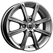 K&K Флэш 5x14 4*100 ET43 DIA60.1 Дарк платинум Литой