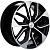 Khomen KHW 1703 7x17 5*114.3 ET45 DIA60.1 Black-FP Литой