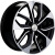Khomen KHW 1703 7x17 5*114.3 ET39 DIA60.1 Black-FP Литой Khomen KHW 1703 7x17 5*114.3 ET39 DIA60.1 Black-FP Литой