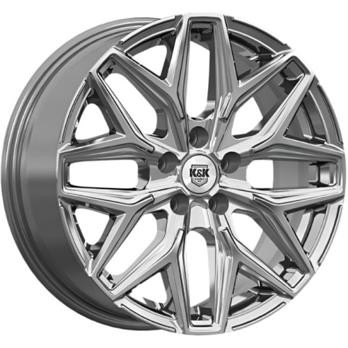K&K Ариус 7x17 5*112 ET38 DIA66.6 Дарк платинум Литой