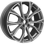 Khomen KHW 1907 7.5x19 5*120 ET30 DIA66.1 Gray-FP Литой