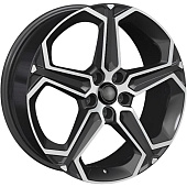 Khomen KHW 1909 7.5x19 5*112 ET32 DIA66.6 Black Литой