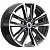 K&K Лацио 7.5x17 5*108 ET35 DIA67.1 Алмаз черный Литой