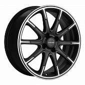Khomen KHW 1707 6.5x17 4*100 ET41 DIA60.1 Black-FP Matt Литой