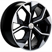 Khomen KHW 2006 8.5x20 5*114.3 ET35 DIA67.1 Black-FP Литой