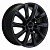Khomen KHW 1507 6x15 5*100 ET40 DIA57.1 Black Matt Литой