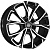 Khomen KHW 1907 7.5x19 5*112 ET43 DIA57.1 Black-FP Литой