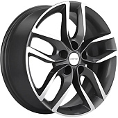 Khomen KHW 1708 6.5x17 5*108 ET43 DIA65.1 Gray-FP Литой