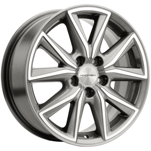 Khomen KHW 1706 7x17 5*114.3 ET45 DIA60.1 G-Silver-FP Литой