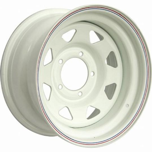 Off Road Wheels УАЗ 8x16 5*139.7 ET-3 DIA110.1 White Штампованный