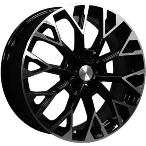 Khomen KHW 1718 7x17 5*108 ET50 DIA63.3 Black-FP Литой