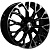 Khomen KHW 1718 7x17 5*108 ET33 DIA60.1 Black-FP Литой