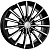 K&K Акцент 5.5x14 4*100 ET43 DIA60.1 Алмаз черный Литой