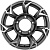 Khomen KHW 1505 5.5x15 5*139.7 ET5 DIA98.5 Gray-FP Литой