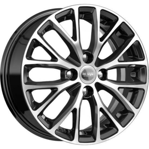 K&K КС782 6x15 4*100 ET46 DIA54.1 Алмаз черный Литой