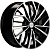 Khomen KHW 1717 7x17 5*114.3 ET45 DIA60.1 Black-FP Литой
