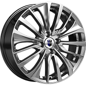 K&K Flanker 6.5x17 4*100 ET41 DIA60.1 Дарк платинум Литой