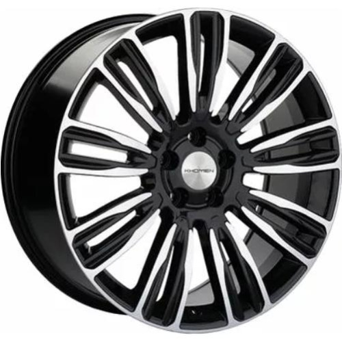 Khomen KHW 2004 8.5x20 5*114.3 ET48 DIA67.1 Black-FP Литой