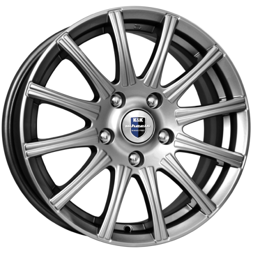 K&K Сиеста 6x15 4*100 ET45 DIA67.1 Дарк платинум Литой